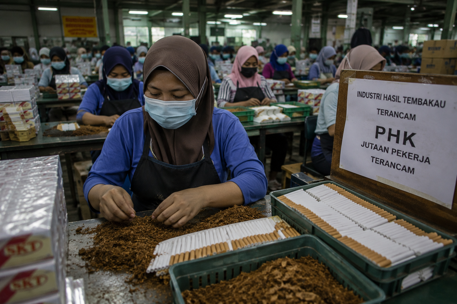 Industri Tembakau Tertekan, Jutaan Pekerja Disebut Berisiko Kehilangan Pekerjaan