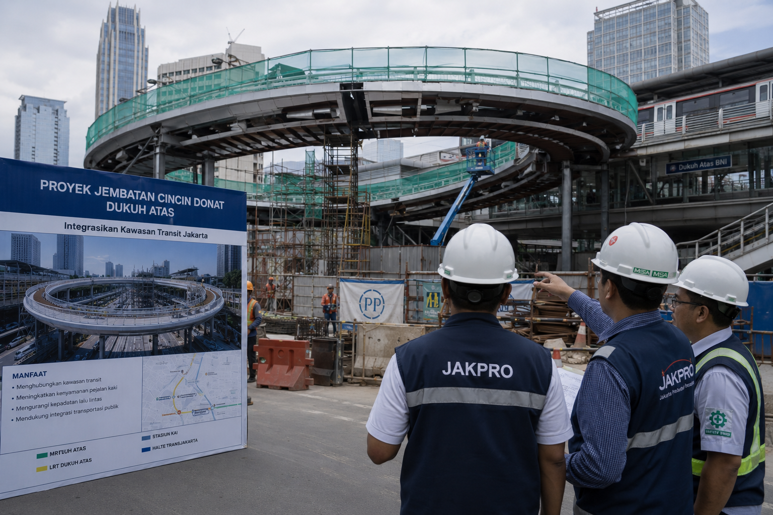 Jembatan Cincin Donat Dukuh Atas Mulai Dibangun Juni Ini, Integrasikan Kawasan Transit Jakarta