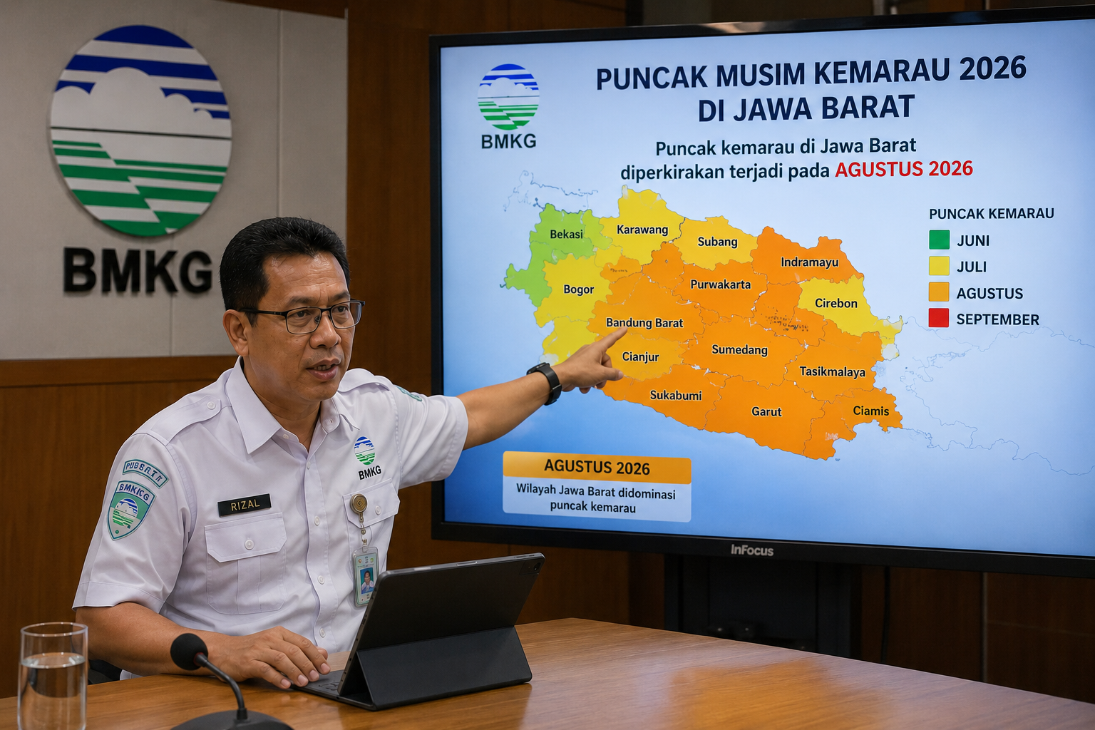 BMKG Perkirakan Puncak Kemarau Jawa Barat Jatuh pada Agustus 2026