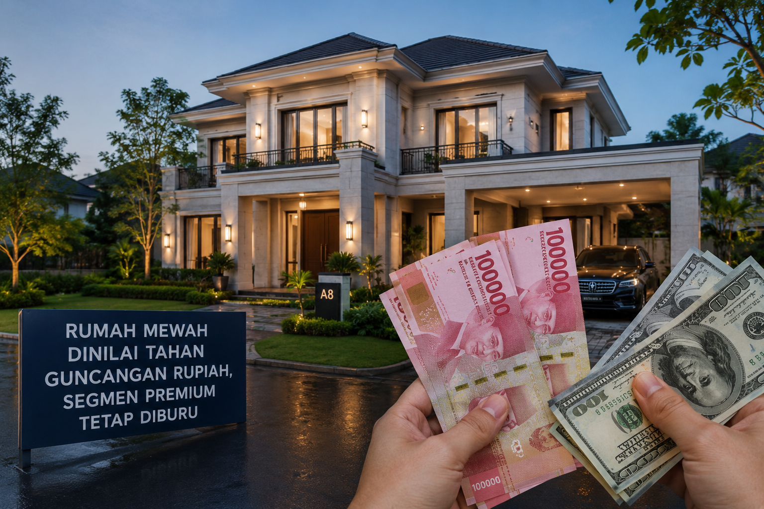 Rumah Mewah Dinilai Tahan Guncangan Rupiah, Segmen Premium Tetap Diburu