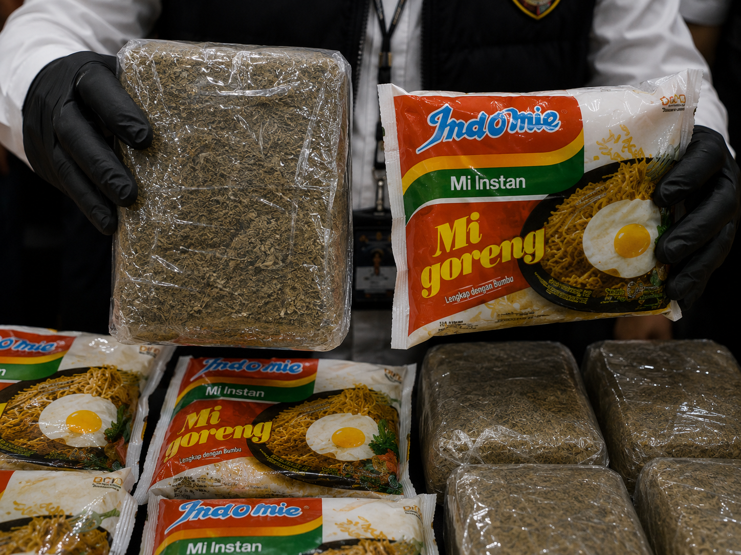 Modus Baru Terungkap, Ganja Disamarkan dalam Kemasan Mi Instan untuk Kelabui Petugas