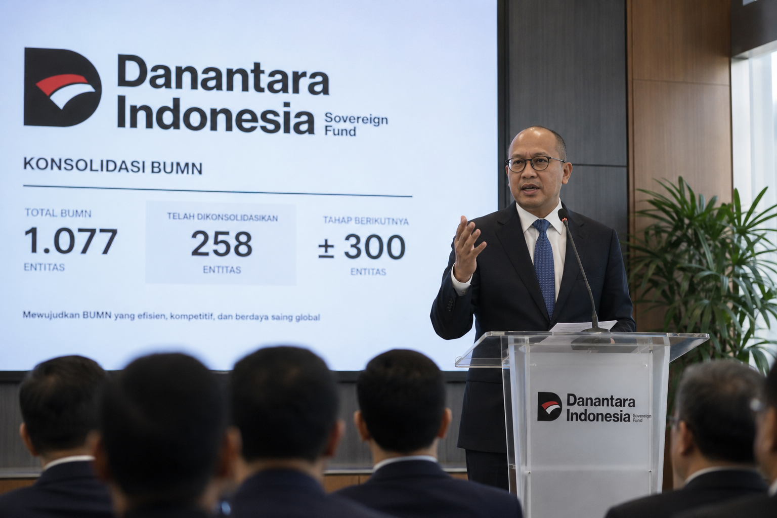 Danantara Pangkas 1.077 BUMN Demi Efisiensi