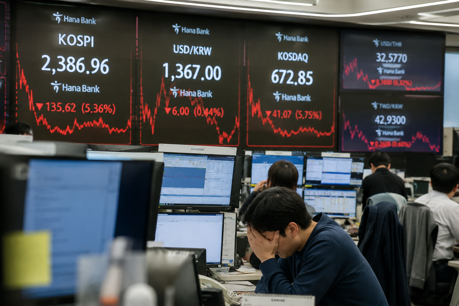 Bursa Asia Dibuka Melemah, Kospi Korea Selatan Anjlok Lebih dari 5%