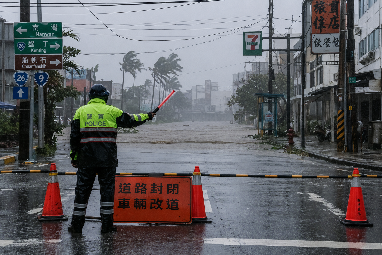 Topan Bavi Paksa 14.000 Warga Taiwan Mengungsi, Ratusan Penerbangan Batal