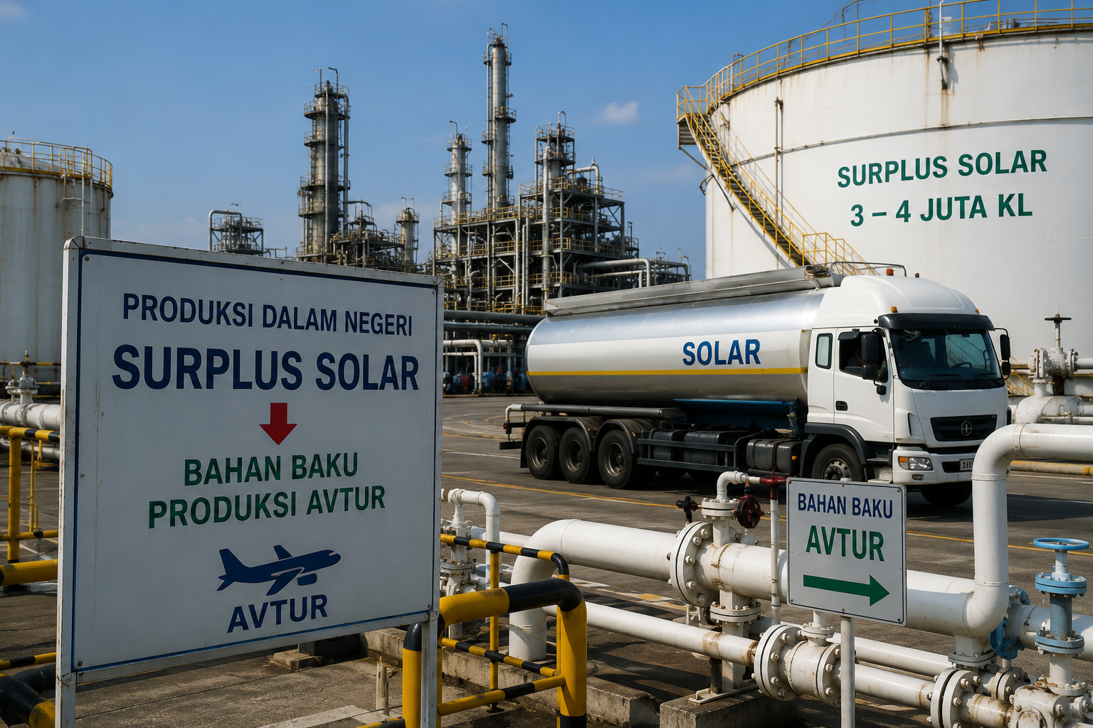Surplus Solar Jadi Avtur, Bahlil Siapkan Strategi Setop Impor