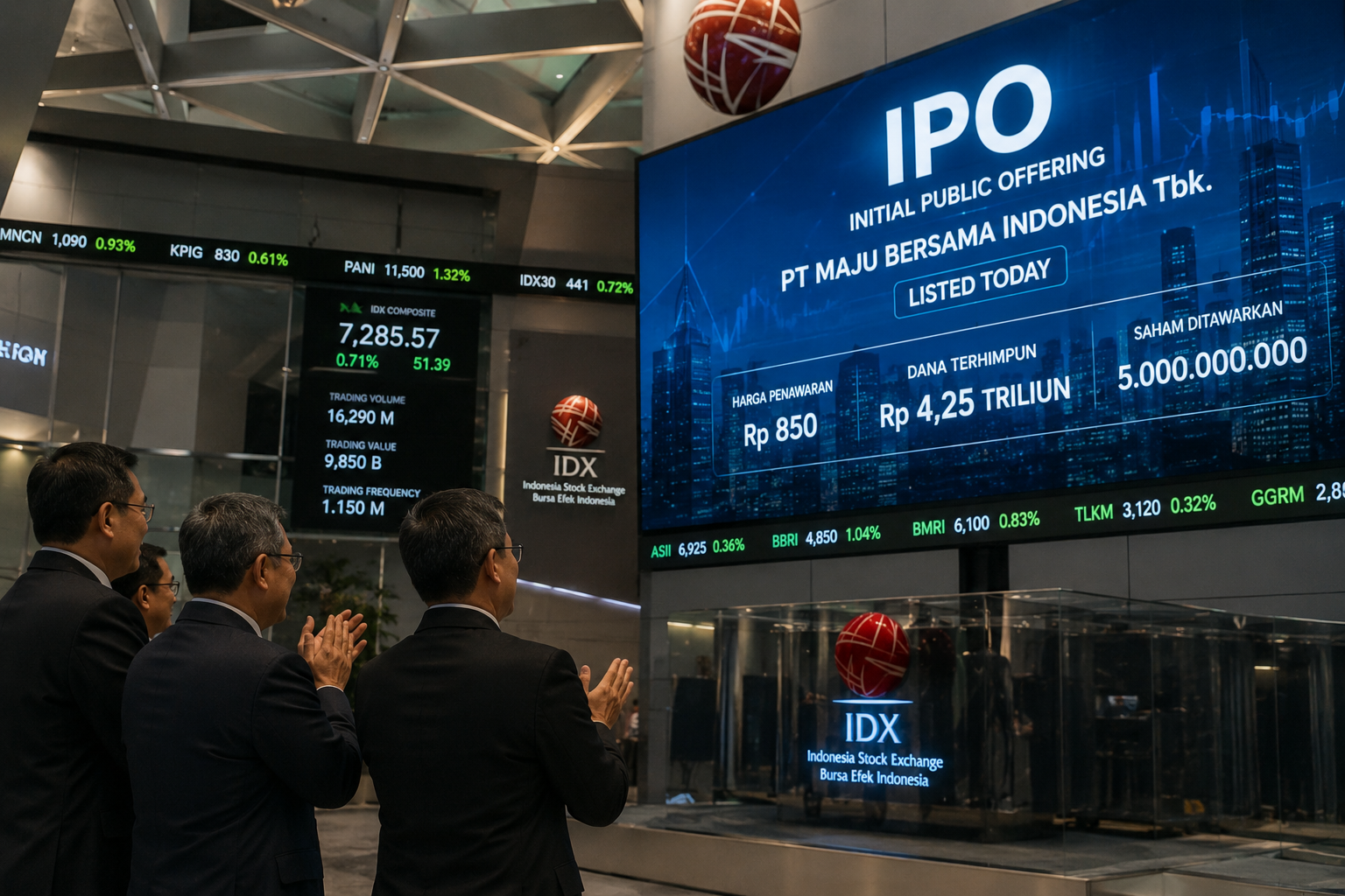 Jejak IPO terbesar di Indonesia sepanjang sejarah pasar modal