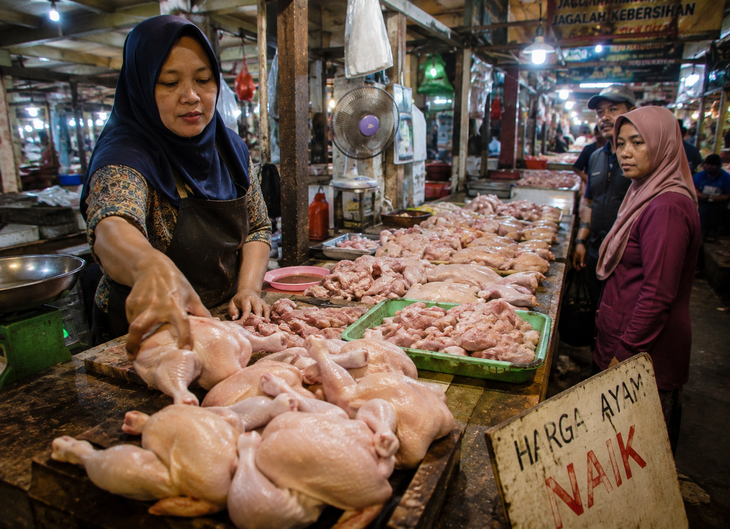 Harga Daging Ayam Ras Tembus Rp 100 ribu per Kilo