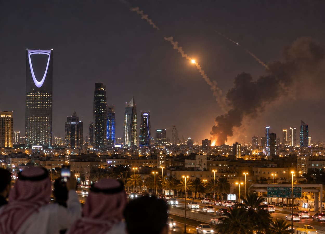 Riyadh Diguncang Ledakan Keras